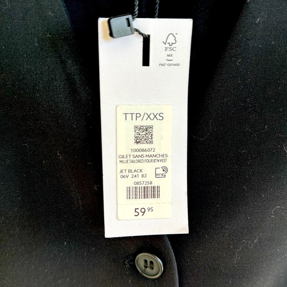 Black Vest Shirt - Picture 5 of 5
